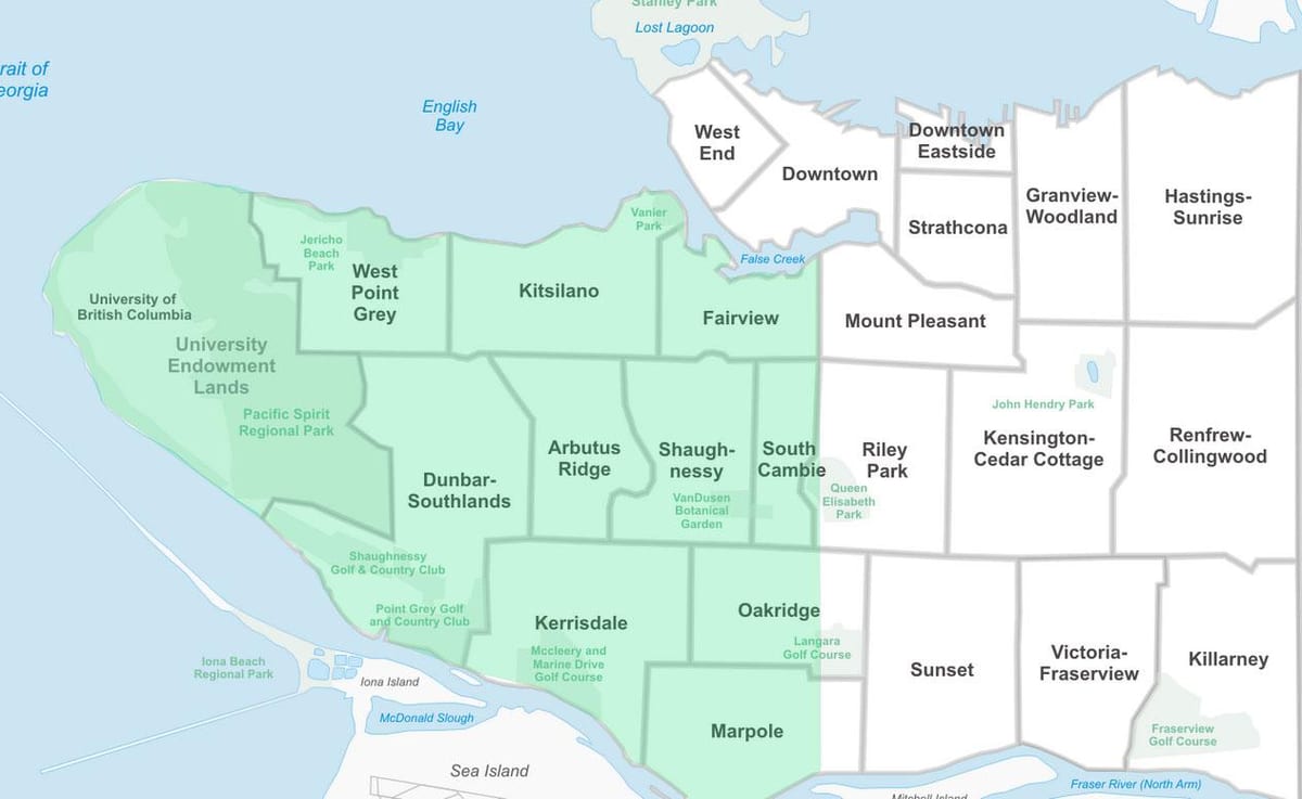 west vancouver আশপাশ মানচিত্র