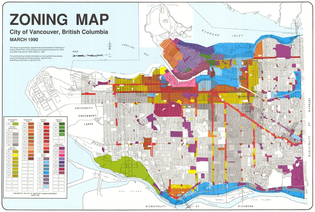west vancouver জোনিং ম্যাপ