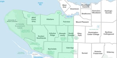 West vancouver আশপাশ মানচিত্র