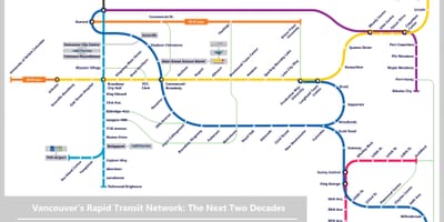 মানচিত্র ভ্যাঙ্কুভার lrt 
